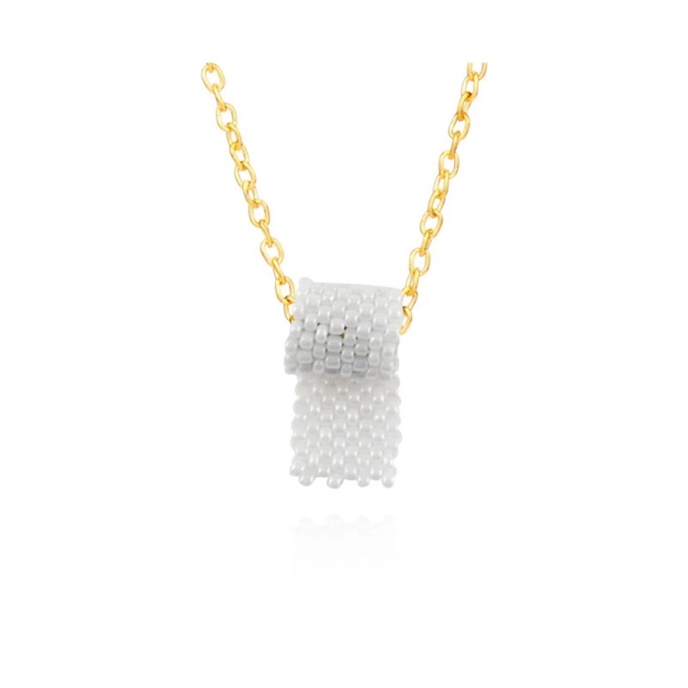 Toilet Paper Roll Necklace